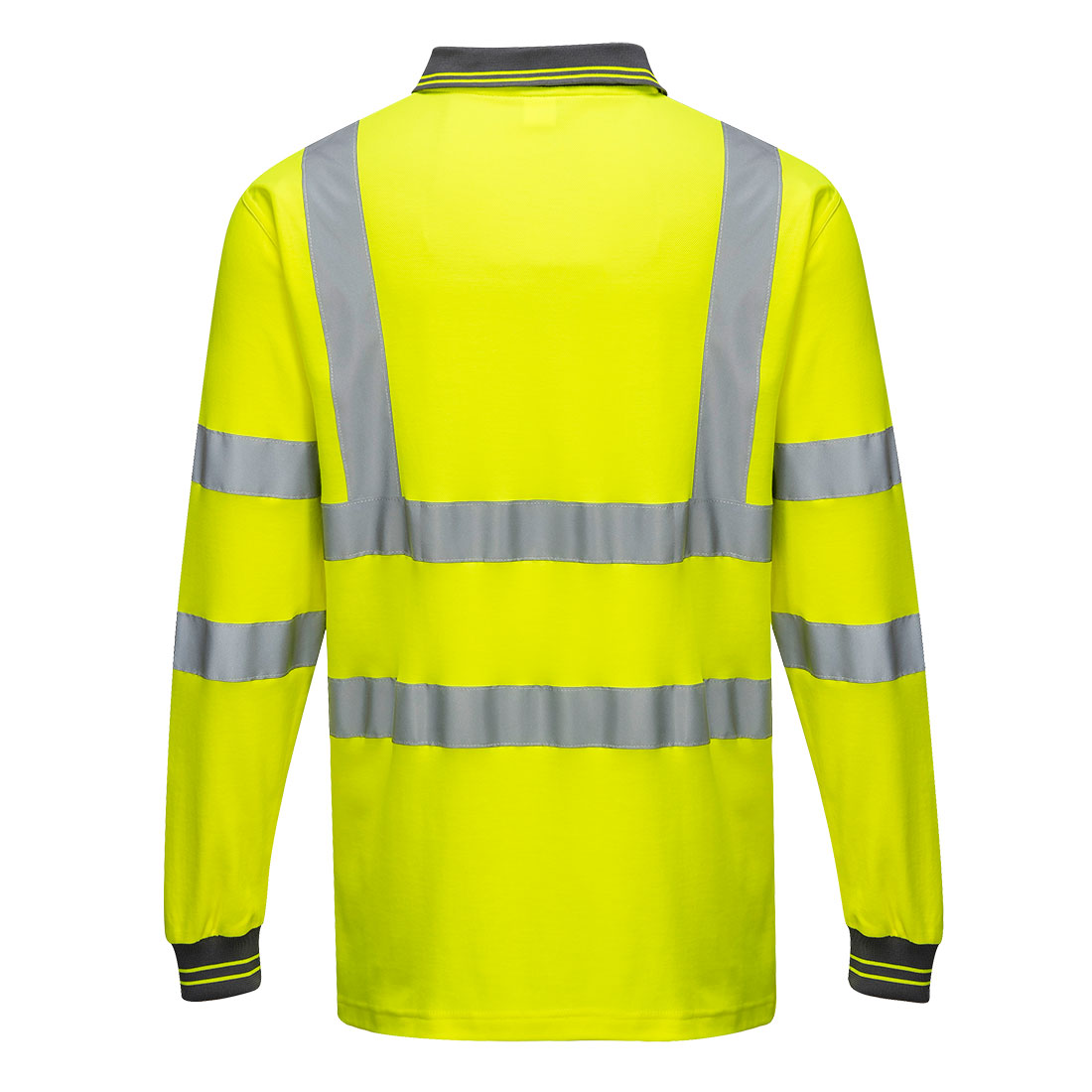 Hi-Vis Cotton Comfort Poloshirt langarm 4