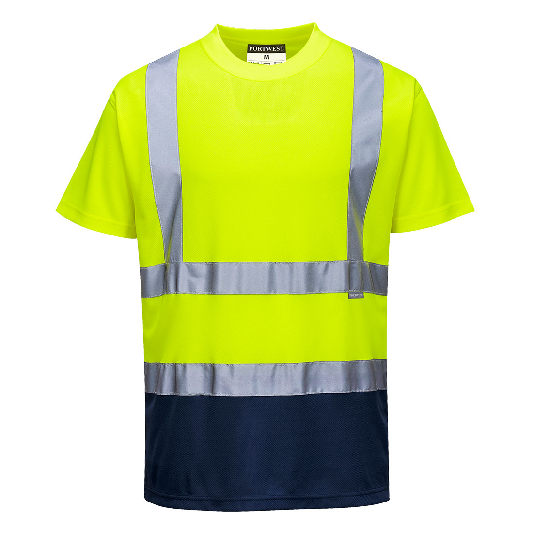 Hi-Vis Kontrast T-Shirt kurzarm 2