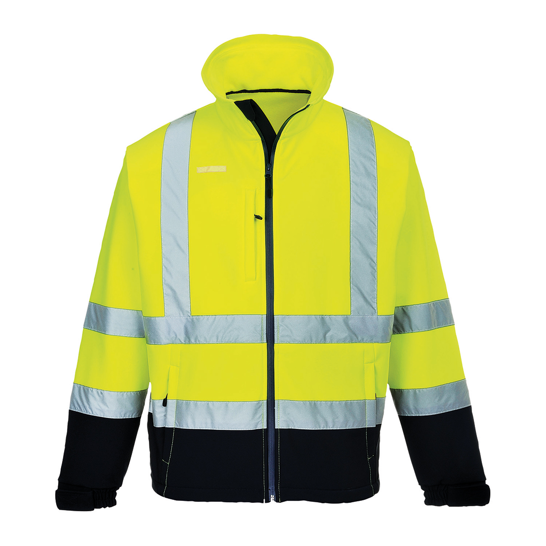 Hi-Vis Kontrast Softshelljacke (3L) 3