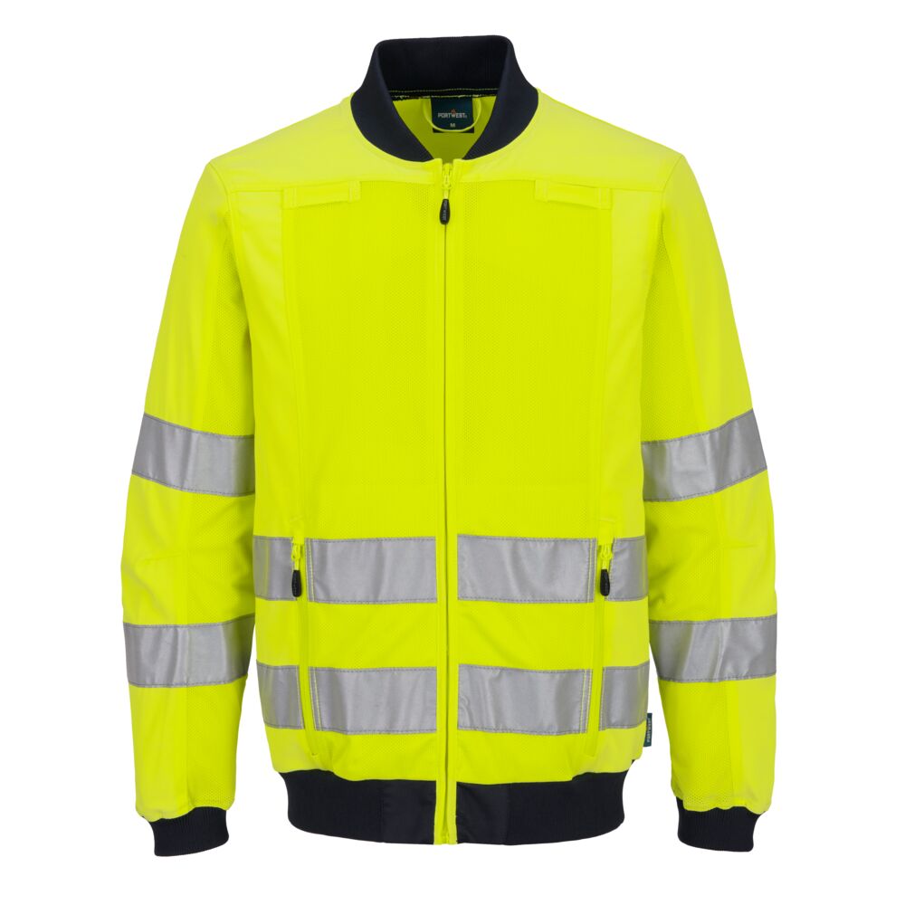 Warnschutz Mesh Panel Arbeitsjacke 2