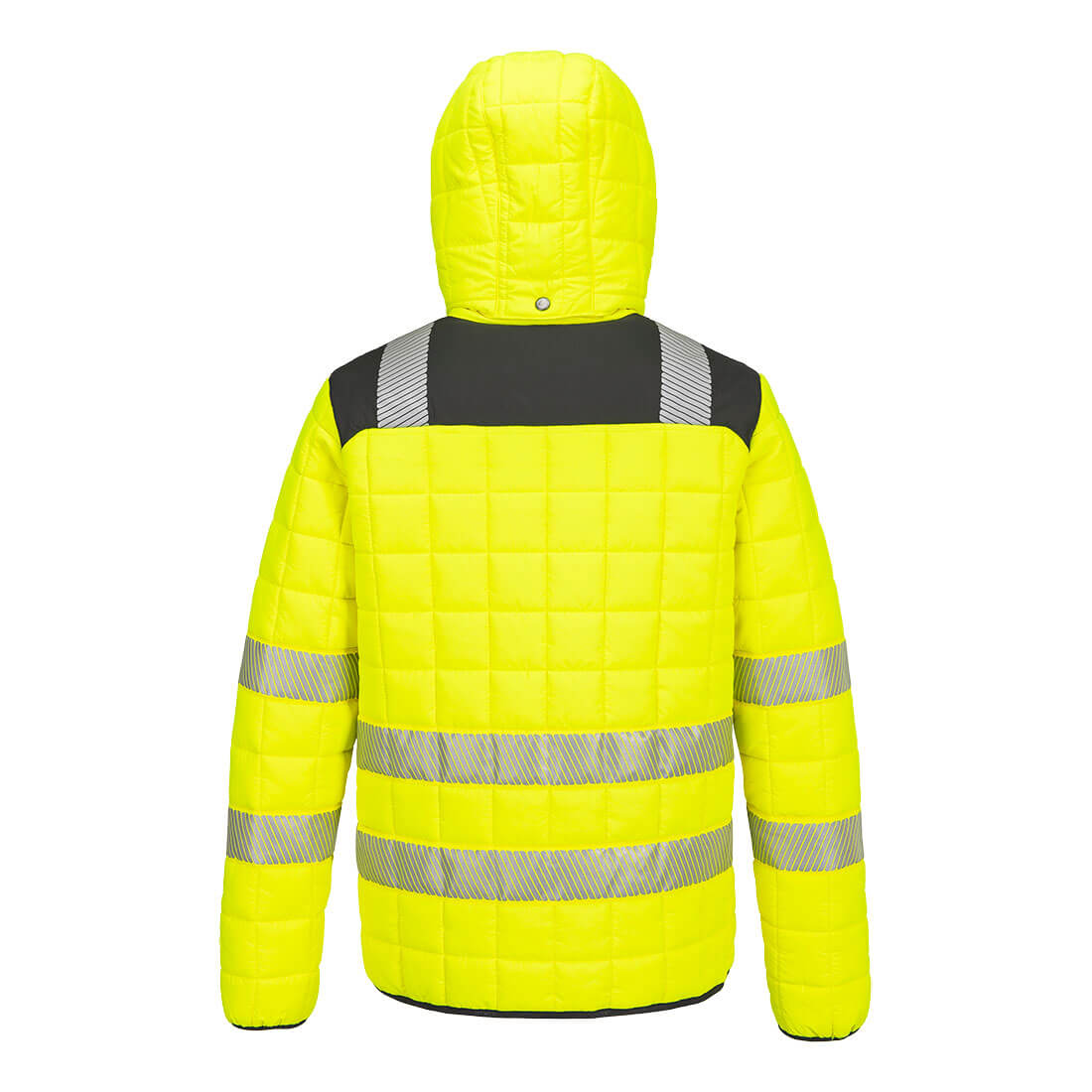 PW3 Hi-Vis quadratisch gesteppte Jacke 4