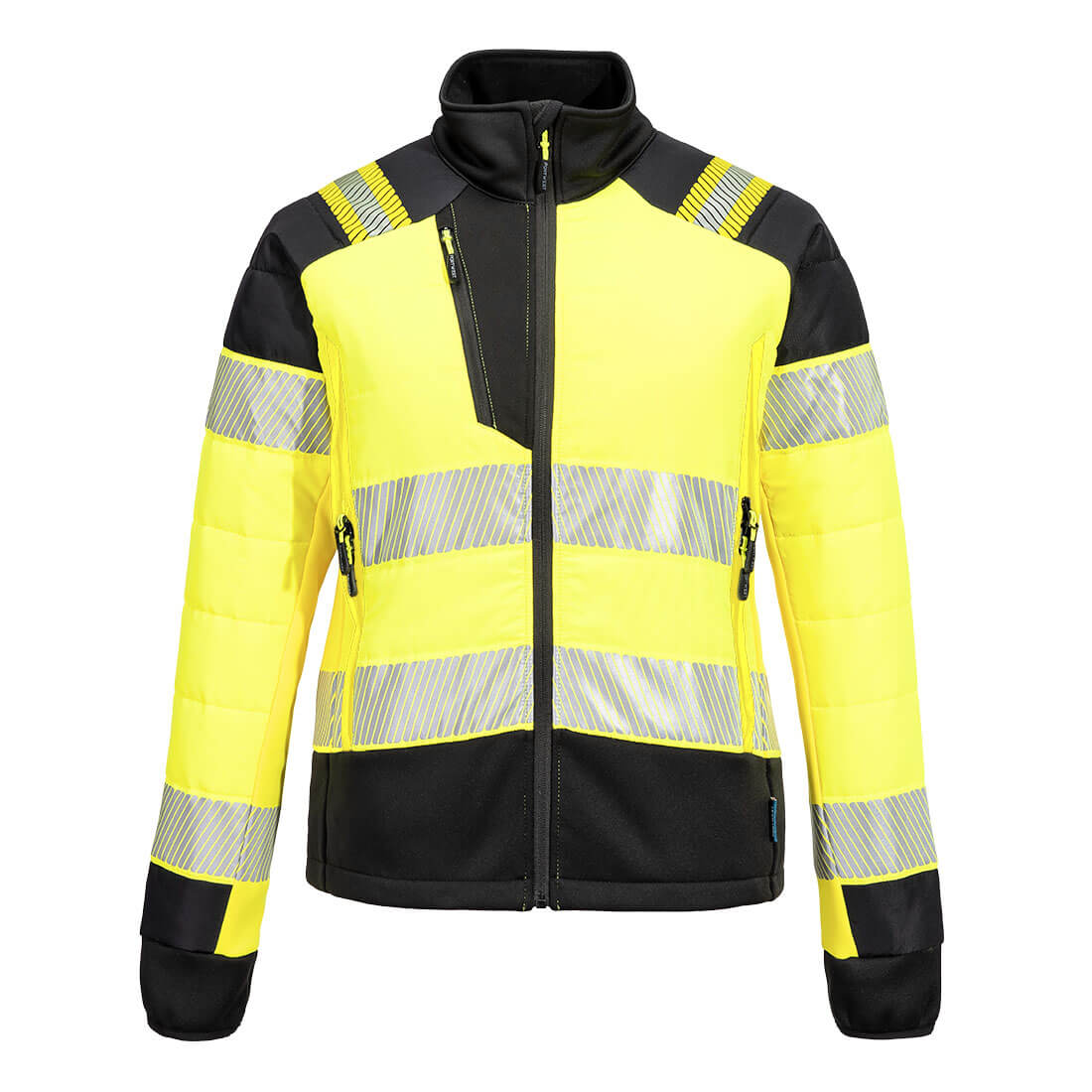 PW3 Hi-Vis Damen Hybrid Steppjacke 3