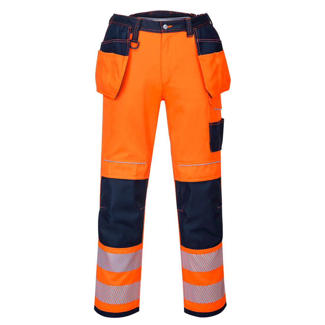 PW3 Hi-Vis Arbeitsbundhose mit Holstertaschen 3