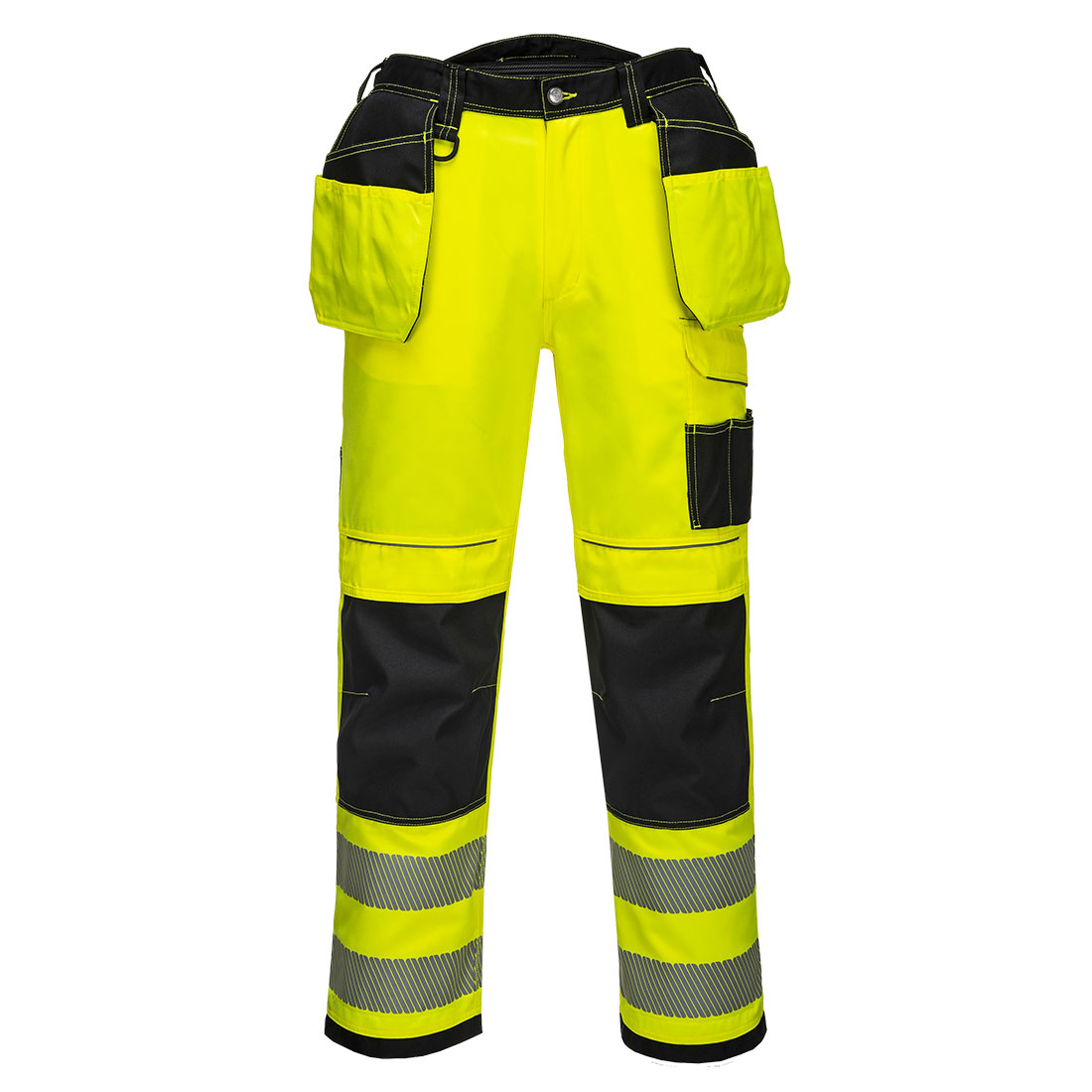 PW3 Hi-Vis Arbeitsbundhose mit Holstertaschen 14