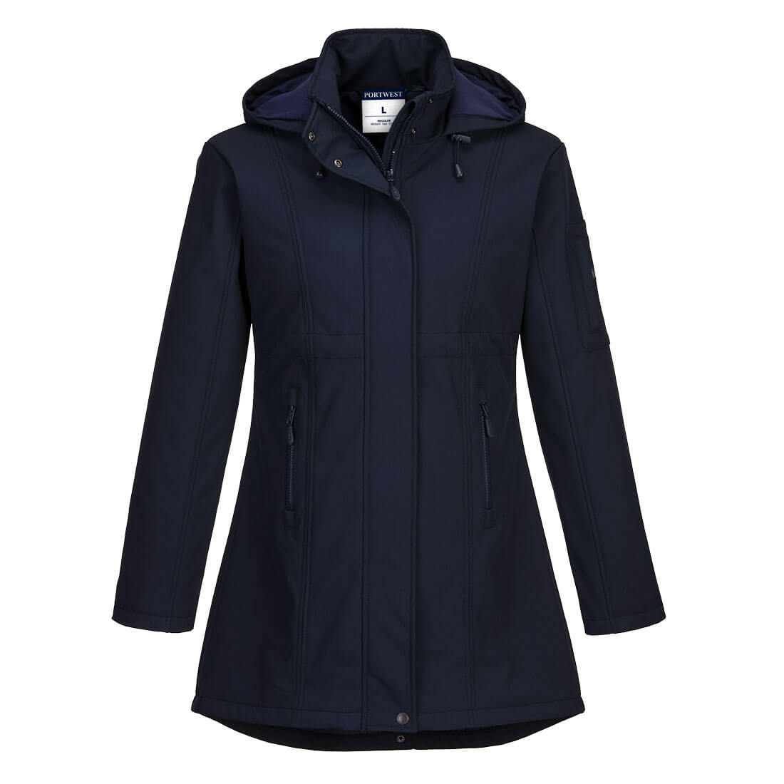 Carla Damen Softshellmantel mit Kapuze (3L) 3